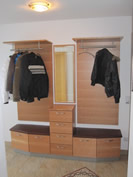 Garderobe in Kirschbaum